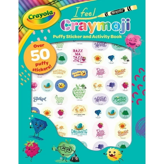 Crayola/BuzzPop: Crayola: I Feel Craymoji (A Crayola Puffy Sticker Press Out Activity Book for Kids) (Paperback)