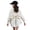 White, variant on Girls Button Down Shirt Casual Loose Fit Tunic Tails Top Summer Blouse for Tee Shirts Kids