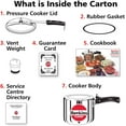 thumbnail image 5 of HAWKINS Classic 3 Liter Aluminum Pressure Cooker, 5 of 6