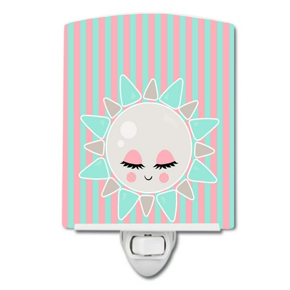 Sun Face Ceramic Night Light