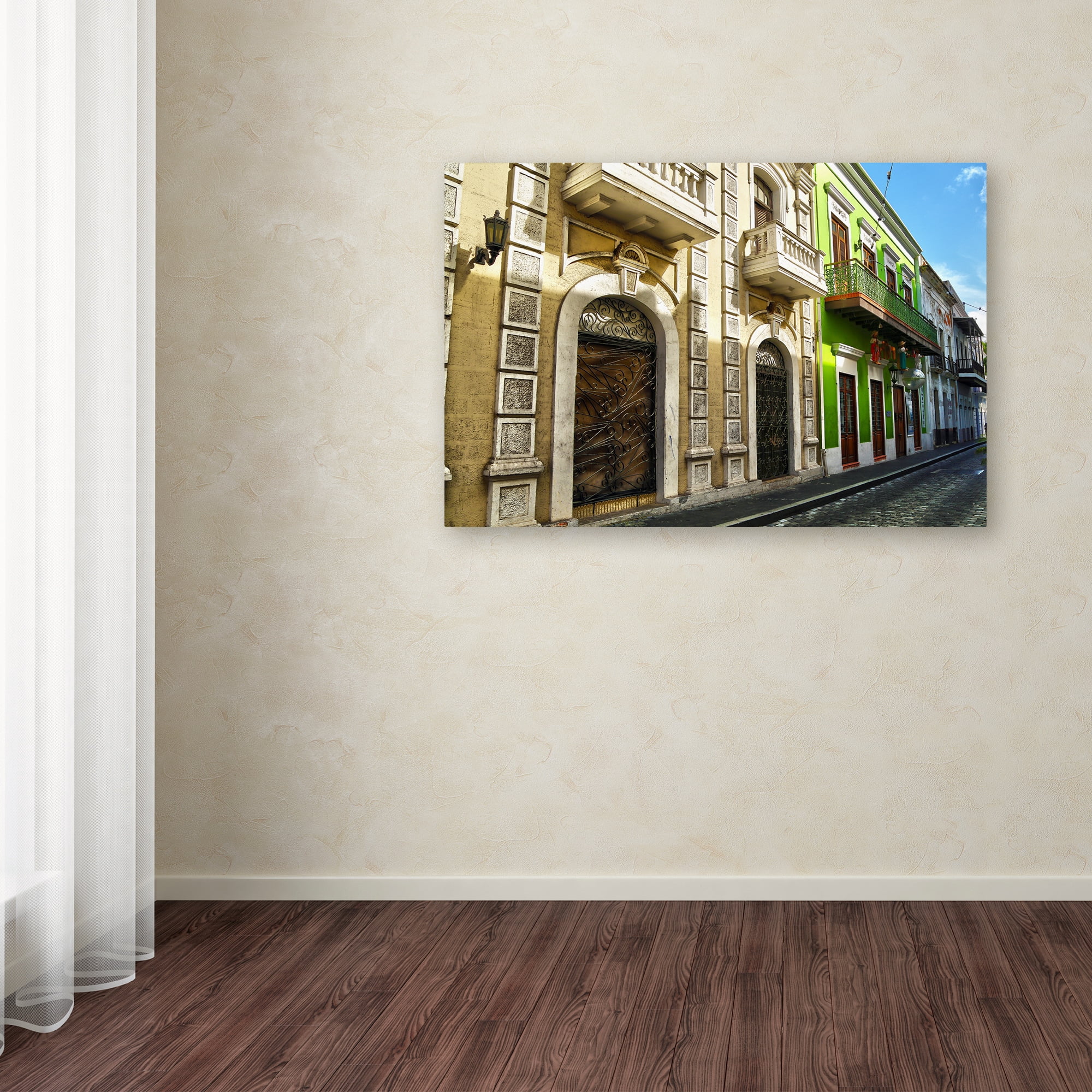 Trademark Fine Art "Old San Juan 8" Canvas Art by CATeyes