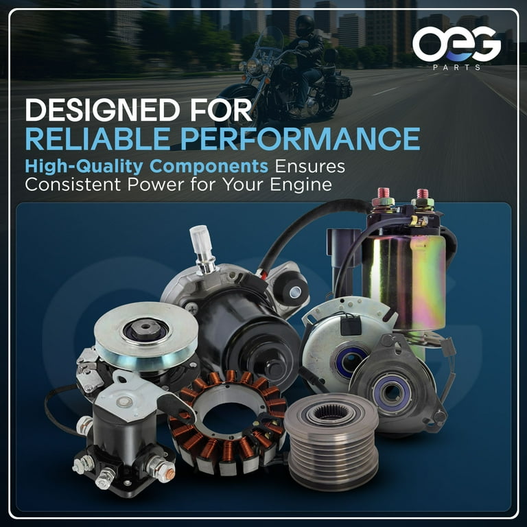 しば OEG Parts New 12V Starter Solenoid Switch Replacement For Kawasaki