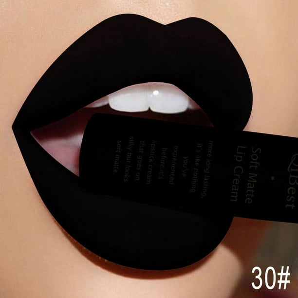 Lápiz labial líquido mate resistente al agua, brillo de labios de terciopelo de larga duración, tubo de tinte, pigmento desnudo mate, maquillaje rojo y negro, cosméticos, barras de labios