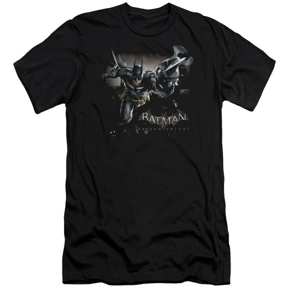 Batman Arkham Knight - Grapple - Premium Slim Fit Short Sleeve Shirt - Large