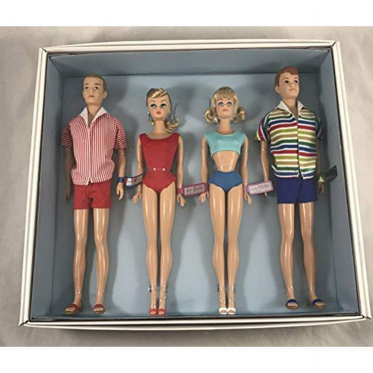 Barbie 50th Anniversary Double Date Gift Set Gold Label Barbie Ken Midge &  Allan 