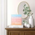 thumbnail image 3 of Barnyard Designs 'Stay Humble' Wooden Box Sign Motivational Desk Decor, Primitive Decor Office Desk Decorations for Women Office Bathroom Shelf Decor, Inspirational Desk Decor, 8x8, 3 of 7