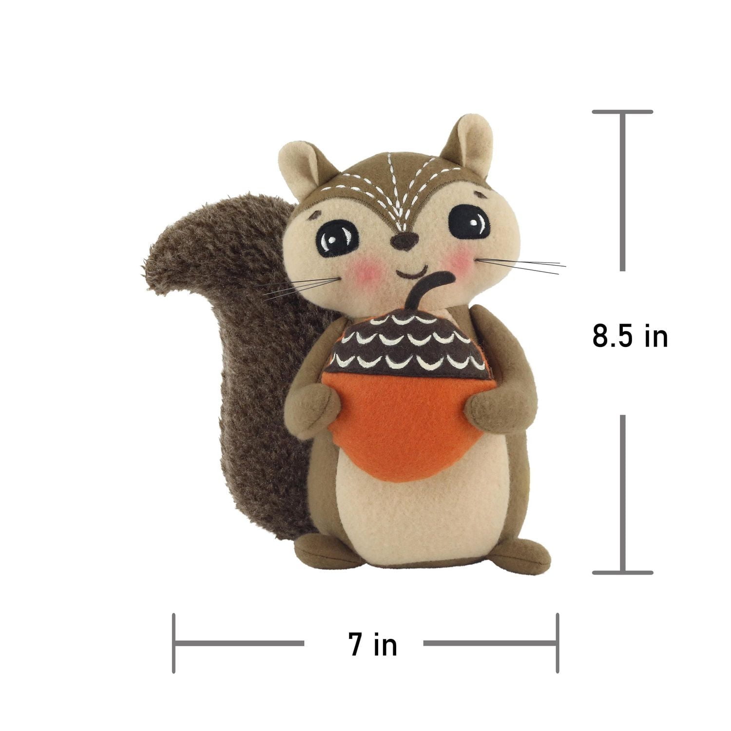 Way to Celebrate Harvest Animals Décoration douce, écureuil