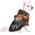 thumbnail image 2 of Fotbe Floral Fox Sudadera con Estampado para Perros Pequeños – Suéter con Capucha para Mascotas, Tela Suave de Forro Polar con Bolsillo-XX-Large, 2 of 7