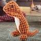 thumbnail image 2 of Indestructible Robusto Dino Dinosaurio para Juguete para Masticar (Naranja), 2 of 7