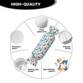 thumbnail image 5 of Wukai Block Dinosaur Print Candy Pillow Cylindrical Pillows Sofa Pillow Neck Hand Support Pillows Including Insert Lumbar Pillows, 5 of 8