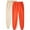 Orange 1, variant on Kaemgyyd 2 PC Women's Joggers Pants Baggy Solid Sweatpants with Pockets Workout Running Trousers Fall Clothes Outfits
