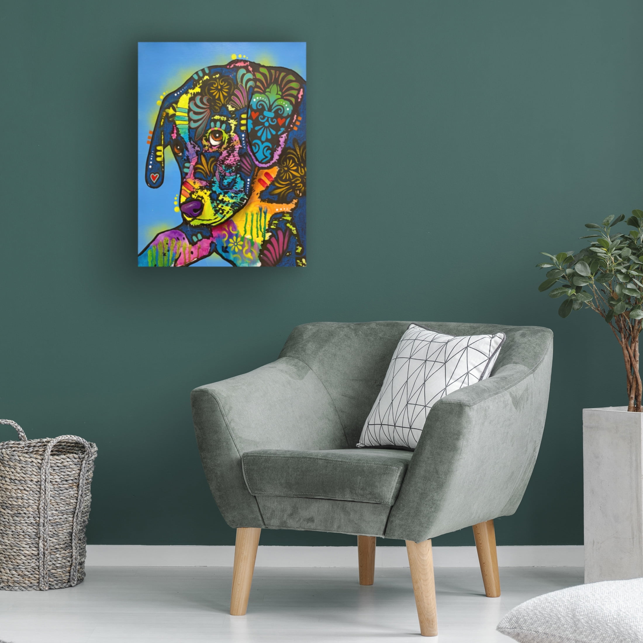 Canvas Wall Art - Dean Russo 'Not Too Sure About This' Wall Art for Living Room, Bedroom, or Office Décor by Trademark Fine Art - 14 x 19 Inches