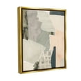 thumbnail image 4 of Stupell Industries Asymmetric Neutral Patterns Abstract Painting Gold Floater Framed Canvas Art Print Wall Art, 17 x 21, 4 of 10