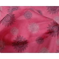 thumbnail image 4 of oneOone Silk Tabby Fabric Spiral & Floral Block Decor Fabric Printed BTY 42 Inch Wide, 4 of 4