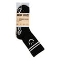 thumbnail image 4 of MUK LUKS Women's Studio Cotton Crew Socks, 2-Pack, Shoe Sizes 6-10, 4 of 5