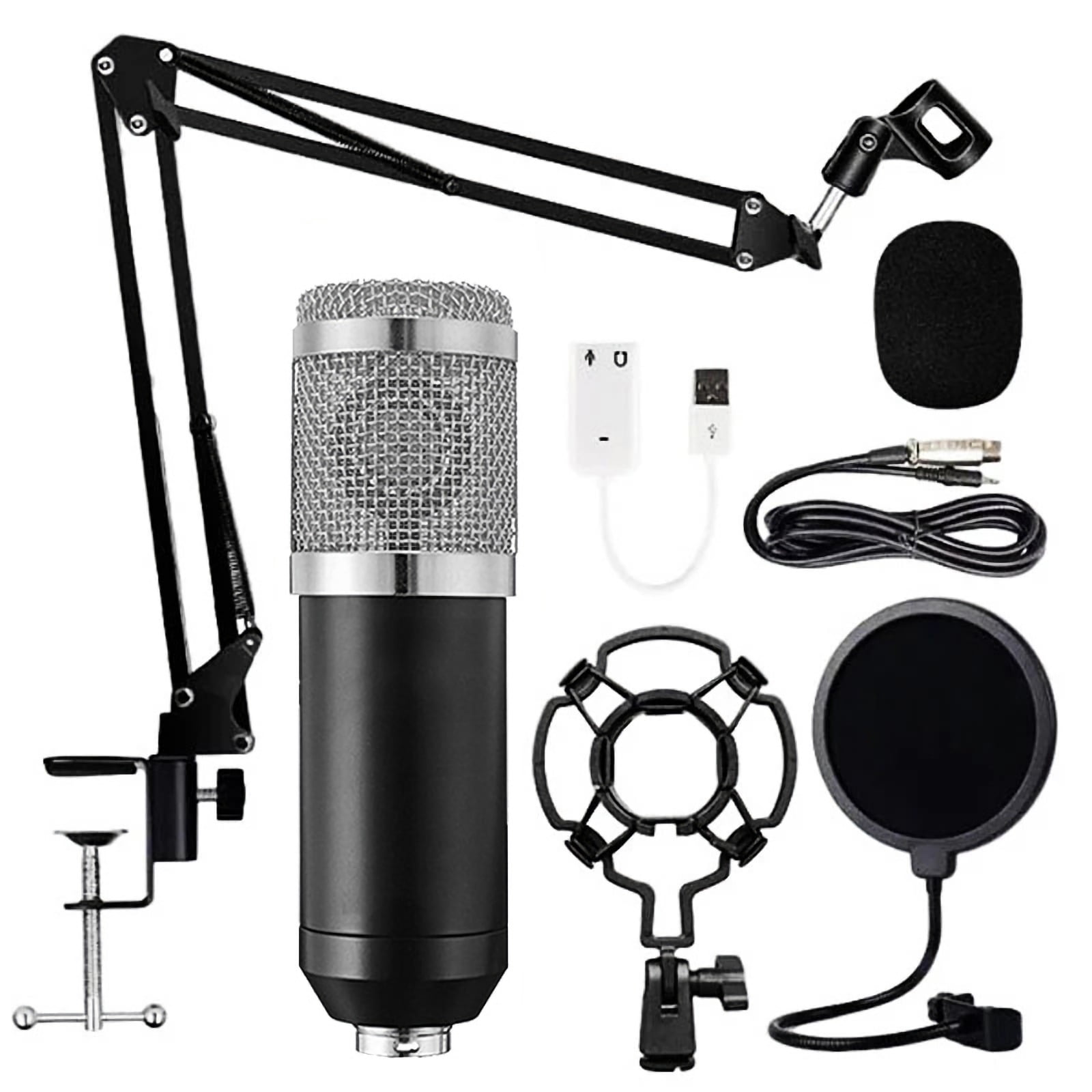 Broadcast Equipment,Stand Equipment With Arm Stand Set Studio Mic Usb Mic Set Professional Condenser Live Arm Stand Live And Mic With Arm Condenser Live Equipment Hxber Usbc 800