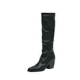 thumbnail image 2 of Amzcrzy Bottes Mi-Mollet pour Femmes Bottes pour Femmes à la Mode et Décontractées Polyvalentes à Manches Cool à Bout Rond Style Accrocheur d'Automne et d'Hiver Confortables à Talon Épais Bottes Mi-Mollet Bottes d'Hiver pour Femmes, 2 of 6