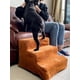 thumbnail image 5 of Escalera para mascotas para gatos y perros, ajustable y desmontable, escalones antideslizantes para subir y bajar de forma segura, marrón, 5 of 5