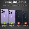 thumbnail image 2 of Designed for iPhone 14 Pro Max Camera Lens Protector, for iPhone 14 Pro Camera Lens Protector, Individual Metal, 2 of 5