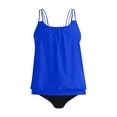 thumbnail image 4 of Trajes de Baño de Corte Alto para las Mujeres sin Mangas Sólido Empuje-Up Acolchado Traje de Baño Set, Ropa de Playa Sexy con Almohadilla de Pecho, Verano de Poliéster, 4 of 4