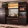thumbnail image 1 of Cocina Integral Completa Modular Madesa Reims 260cm Negro 03, 1 of 10