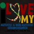 thumbnail image 3 of CafePress - I Love My Autistic & Nonautistic Grandchildren 2 D - Men's Classic Graphic Cotton T-Shirt, 3 of 4