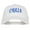 White, variant on Chills Embroidered Washed Cap - Navy OSFM