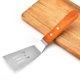 thumbnail image 5 of 2 espátulas de metal de acero inoxidable para plancha, accesorios para panqueques, volteador para asar, hornear y cocinar., 5 of 12