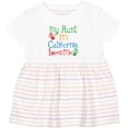 thumbnail image 3 of Inktastic My Aunt in California Loves Me Girls Baby Dress, 3 of 5