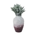 thumbnail image 4 of Modern Textured Glass Vase - Handcrafted Ombre Decorative Accent for Home & Office, Elegant Floral Centerpiece for Living Room & Bedroom - 12" Pink, 4 of 10