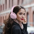 thumbnail image 5 of Bluetooth headphones with up to 40 hours battery, microphone for call, foldable and comfortable, Android and iOs compatible, 5 of 7