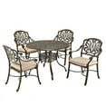 thumbnail image 1 of Homestyles Capri Ensemble de Salle à Manger Extérieur 5 Pcs en Aluminium Taupe, 1 of 10