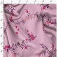 thumbnail image 3 of Soimoi Pink Fabric - By the Yard - 42 Inch Wide - Leaves & Flower Floral Print Fabric - Nature - inspired and Graceful Designs for Fashion and Home Printed Fabric, 3 of 6