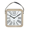 thumbnail image 2 of Farmhouse Style Wooden Table Clock, 2 of 7