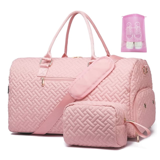 Bolsa de viaje BAVERGE Travel Weekender de 50 litros con compartimento para zapatos