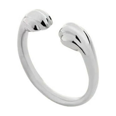 Cute Cat Paw Rings Unique Embrace Design Open Rings Jewelry Stackable Rings