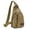 Beige, variant on Gustave Canvas Sling Bag for Men & Women Anti-Theft Chest Shoulder Bag Vintage Casual Crossbody Backpack Messenger Bag for Travel Hiking "Coffee"