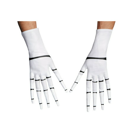 Adult's Jack Skellington Gloves A Nightmare Before Christmas Costume Accessory