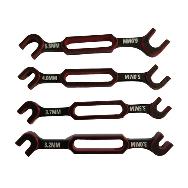 segolike 4 Pcs Outils de Démontage et d'Assemblage de Tige de Liaison en Aluminium Rouge