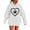 White, variant on Fanxing Womens Plus Sweatshirts & Hoodies Cute Heart Graphic Oversized Hooded Sweatshirts Fall Winter Fashion Teen Girl Pullover Black 3XL