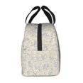 thumbnail image 4 of Blue Ditsy Floral Lunch Bag Thick Aluminum Foil Cooler Tote for Women Work Picnic Gift, 4 of 7