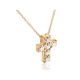 thumbnail image 2 of 1ct Diamond Cross Pendant 14K Yellow Gold 1/2" Tall, 2 of 2