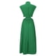 thumbnail image 5 of Gibobby Vestido largo de verano para mujer Vestidos de verano para mujer, cuello redondo, sin mangas, cintura recortada, fiesta informal, línea A, vestido de (Verde,CH), 5 of 5