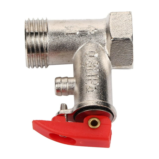0.8Mpa Durable Brass Pressure Relief Electric Water Heater Kitchen Safety Valve