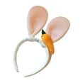 thumbnail image 2 of Diadema con Orejas de conejo de dibujos animados Yuyangstore Aro para el cabello Blanco sombreros de cosplay, 2 of 8