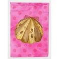 thumbnail image 1 of Carolines Treasures BB8174GF Sea Shell Pink Polkadot Flag, Garden Size, 1 of 3