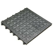 Ergo Advantage Safe-Flex Antislip Floor Mat,Black,18" x 18",PK10 AG1