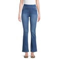 thumbnail image 3 of The Pioneer Woman Pull On Embroidered Bootcut Jeans, 32” Inseam, Sizes XS-3X, Women's and Women's Plus, 3 of 5