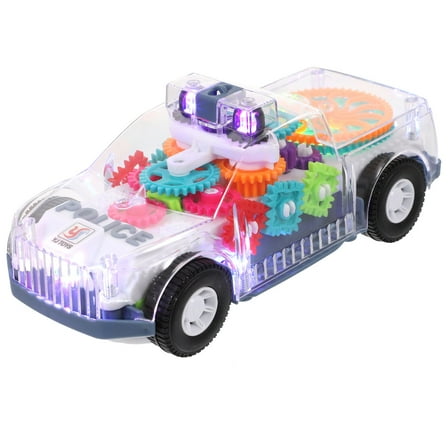 TABLZONE Baby Toy Car with Lights, Automatic Movement, 1 Piece, 18.0x7.9x2.6 inches, Safe and Fun for Toddlers