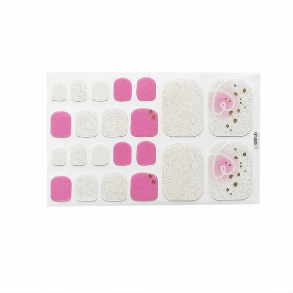 TUTUnaumb 2022 Winter Christmas Beauty & Health Toe Nail Stickers Toe Nail Stickers Bronzing Imitation Diamond Nail Stickers Beauty & Health Makeup On Sale